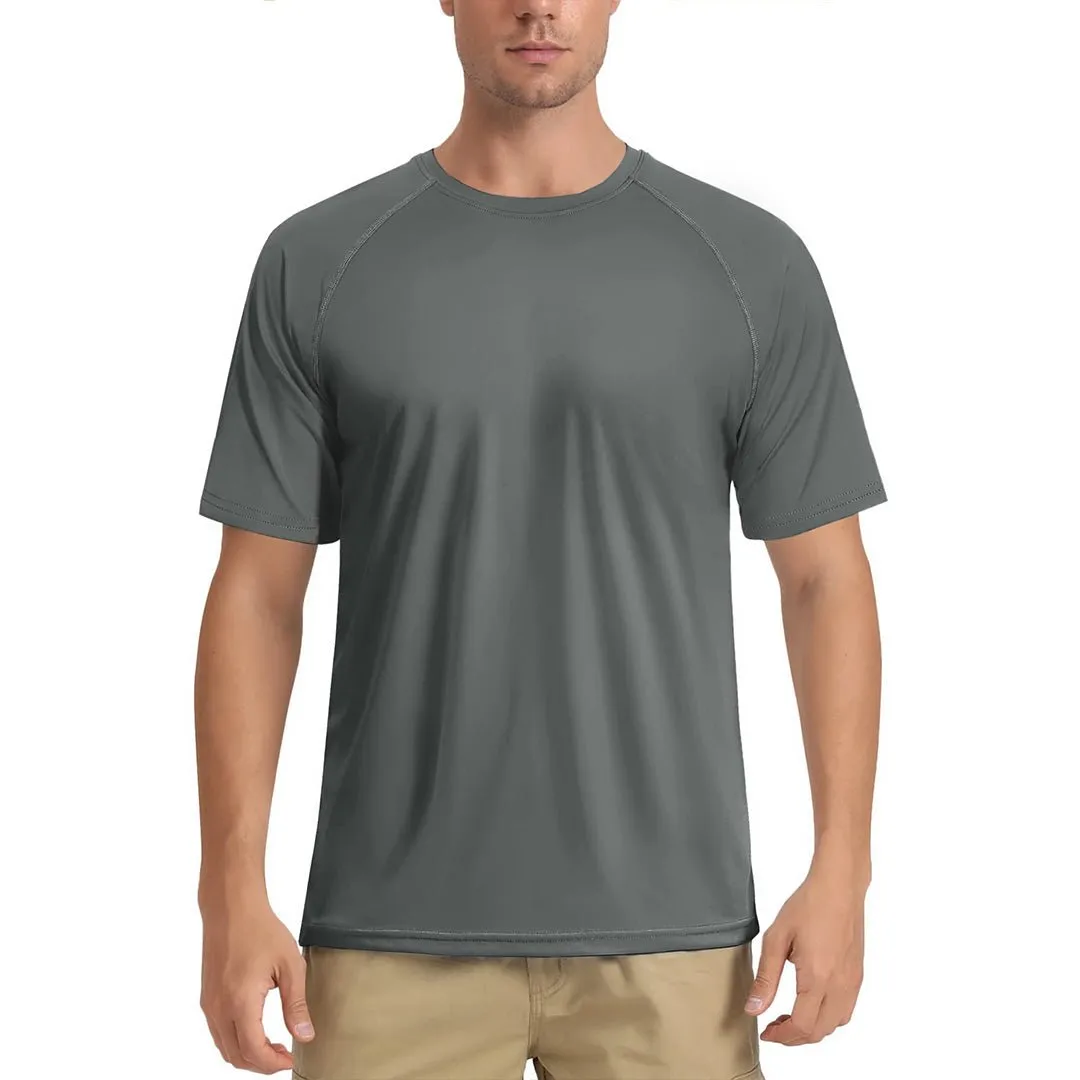 Men's UPF 80  Breathable Quick-Dry Outdoor Swim T-Shirt