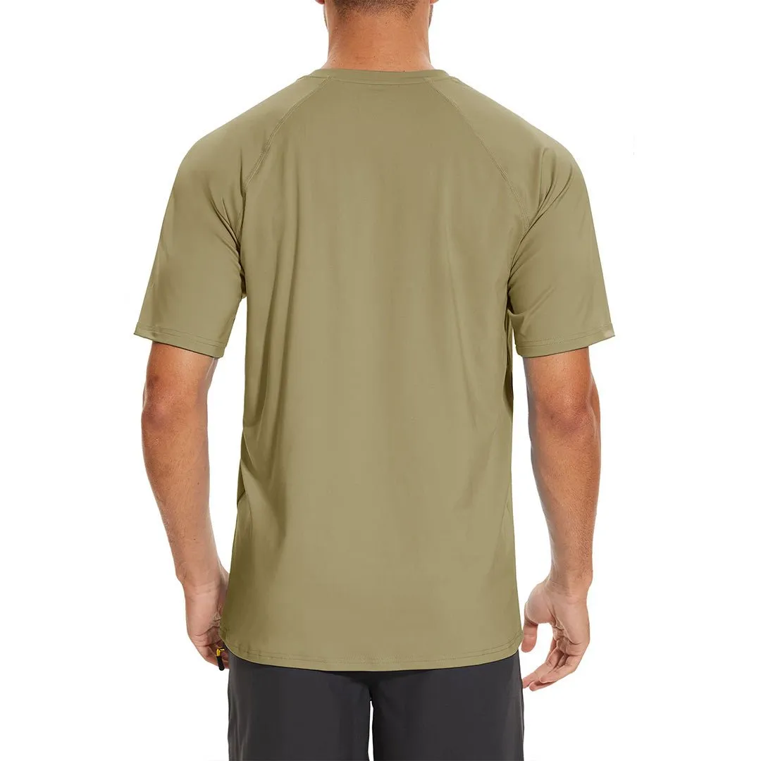 Men's UPF 80  Breathable Quick-Dry Outdoor Swim T-Shirt