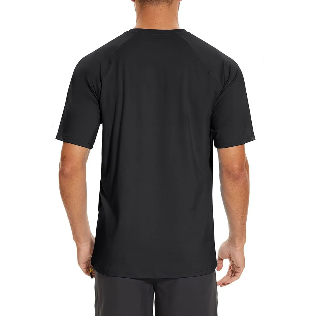 Men's UPF 80  Breathable Quick-Dry Outdoor Swim T-Shirt