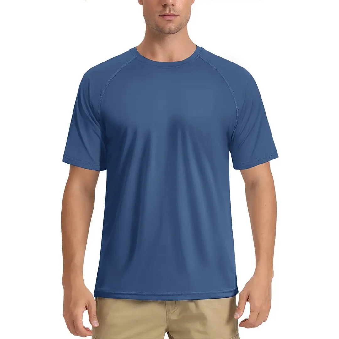 Men's UPF 80  Breathable Quick-Dry Outdoor Swim T-Shirt