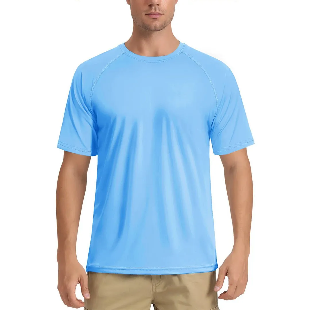 Men's UPF 80  Breathable Quick-Dry Outdoor Swim T-Shirt