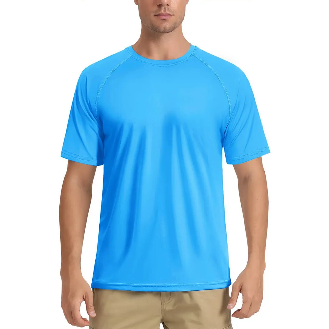 Men's UPF 80  Breathable Quick-Dry Outdoor Swim T-Shirt