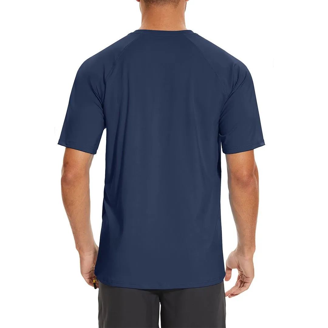 Men's UPF 80  Breathable Quick-Dry Outdoor Swim T-Shirt