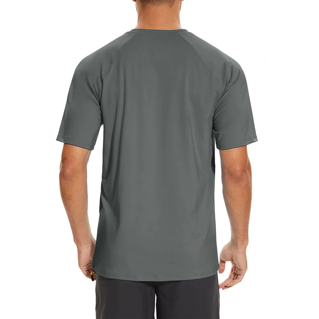 Men's UPF 80  Breathable Quick-Dry Outdoor Swim T-Shirt