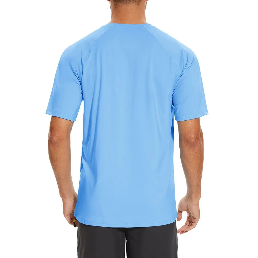 Men's UPF 80  Breathable Quick-Dry Outdoor Swim T-Shirt