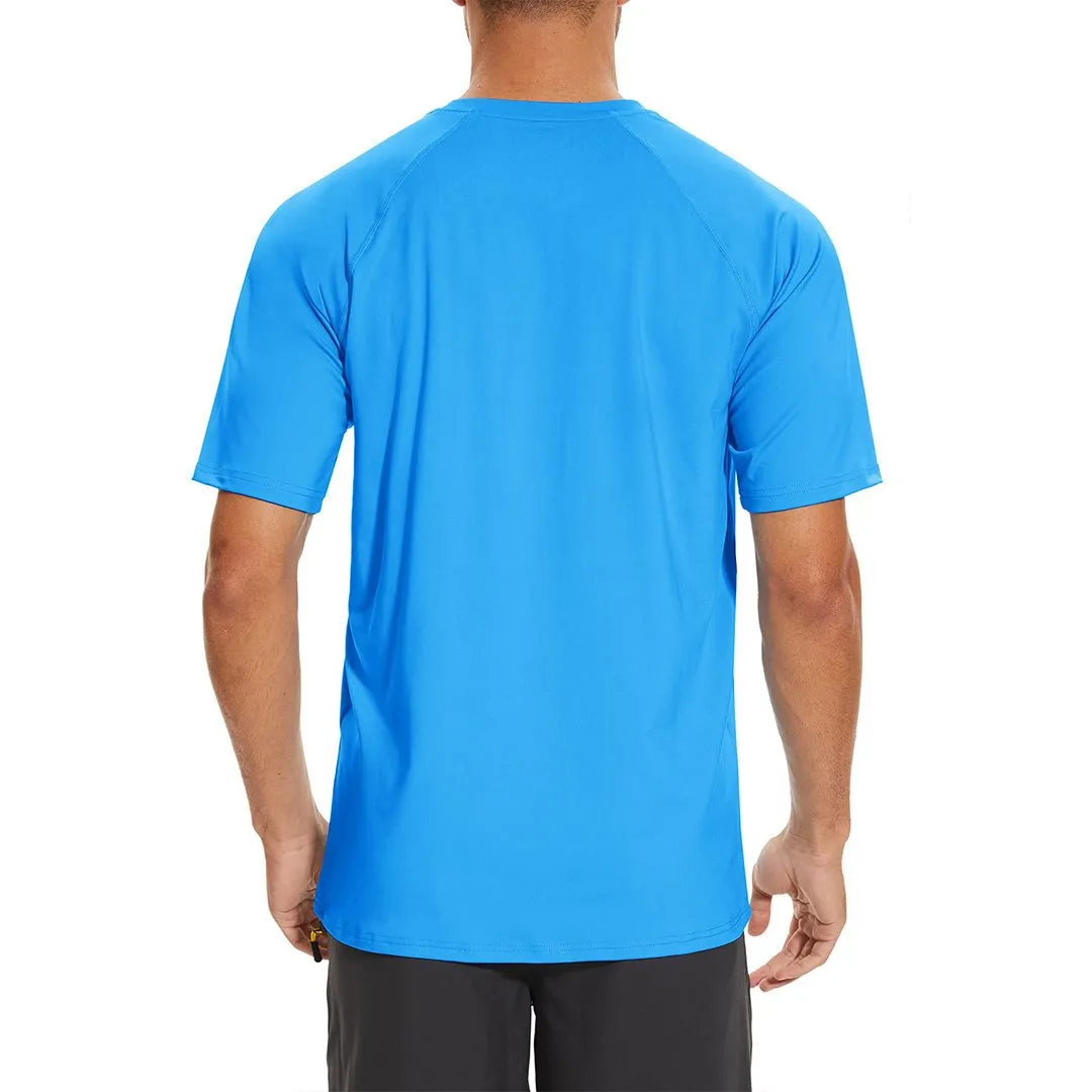 Men's UPF 80  Breathable Quick-Dry Outdoor Swim T-Shirt