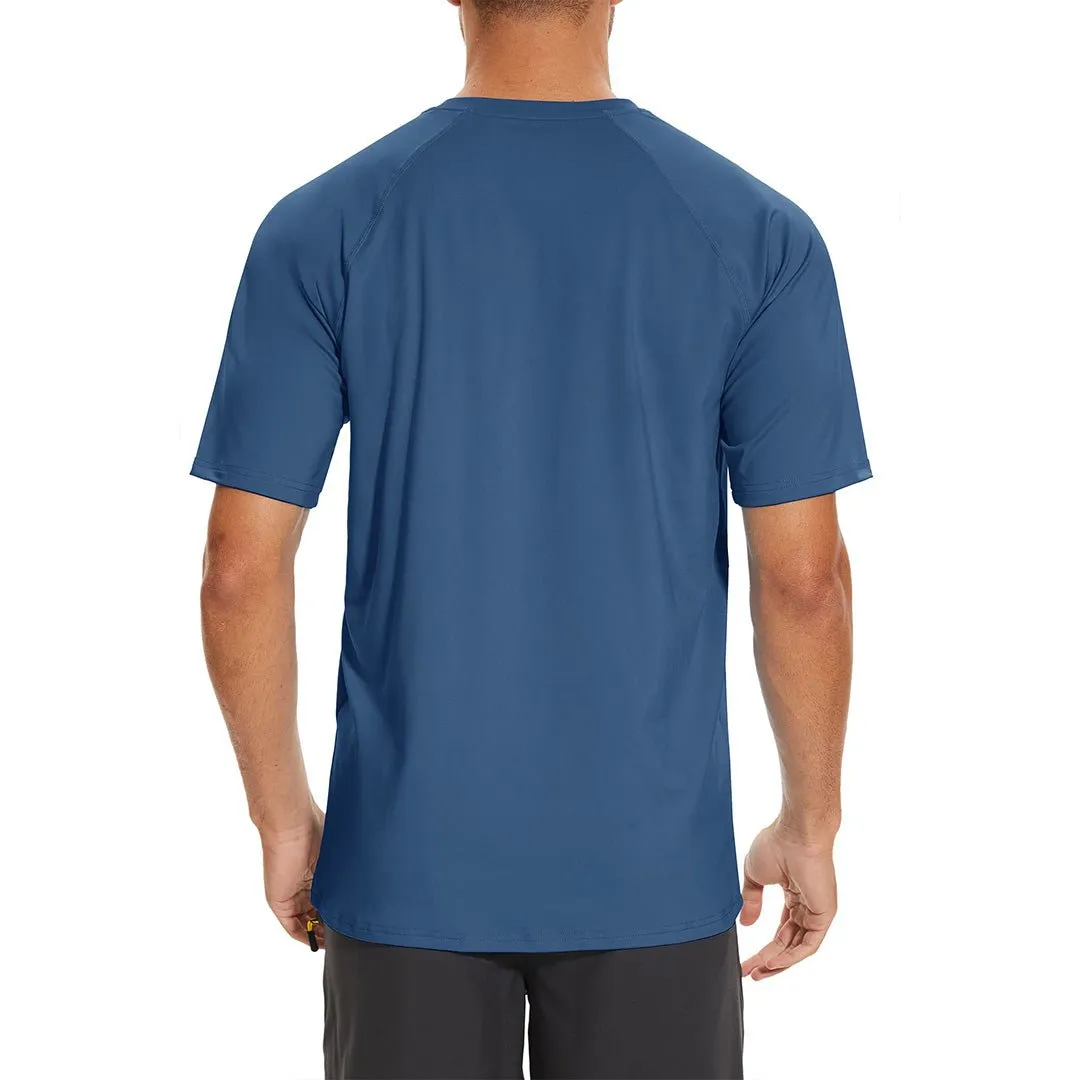 Men's UPF 80  Breathable Quick-Dry Outdoor Swim T-Shirt