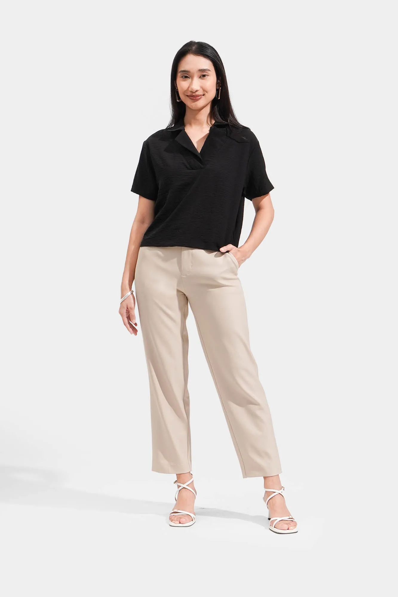 Notch Collar Shirt