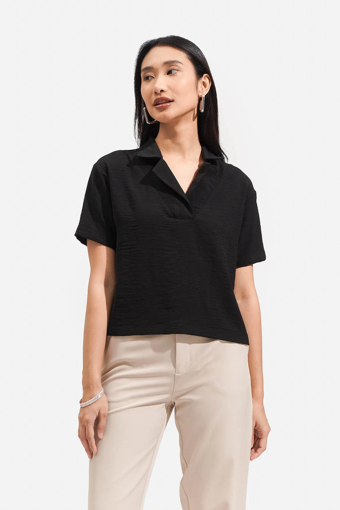 Notch Collar Shirt