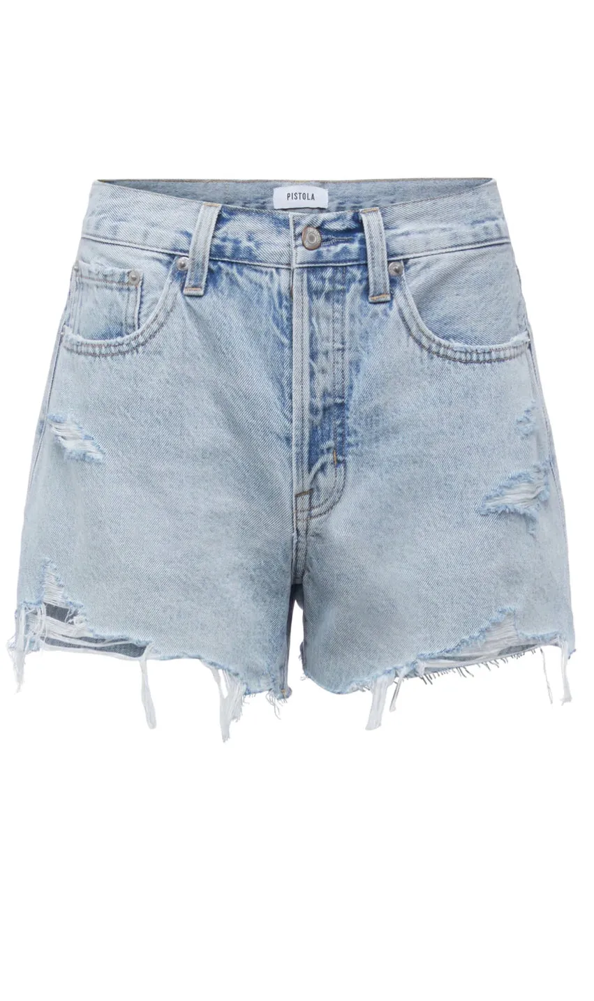 Nova Distressed Short in Moonlight