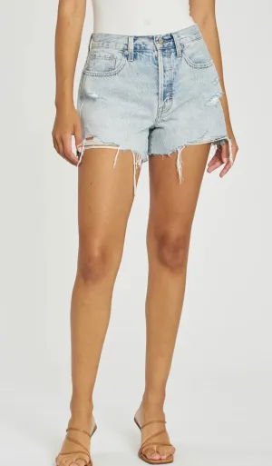 Nova Distressed Short in Moonlight