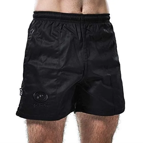 Optimum Sports Auckland Rugby Shorts Men Breathable Durable Gym Gear - Black