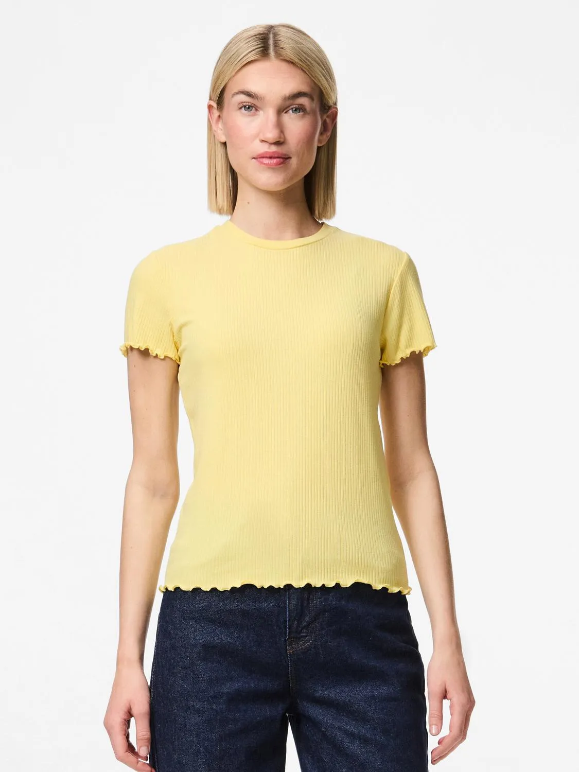 PCNICCA T-Shirt - Pale Banana