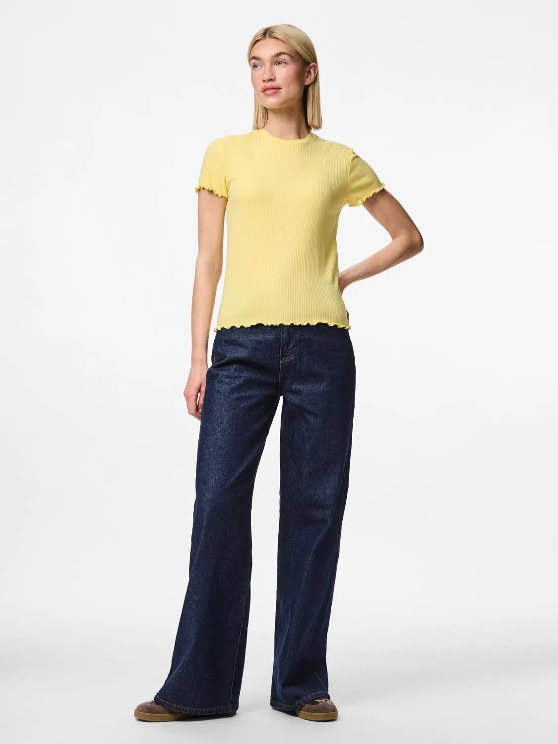 PCNICCA T-Shirt - Pale Banana