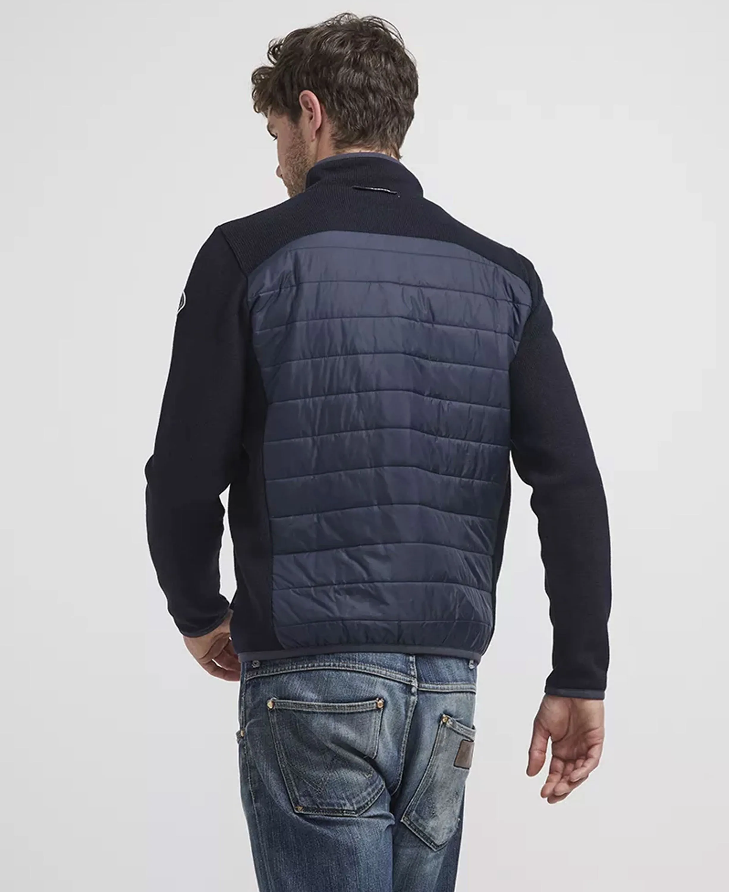 Peder Full Zip Windproof Jacket - Navy