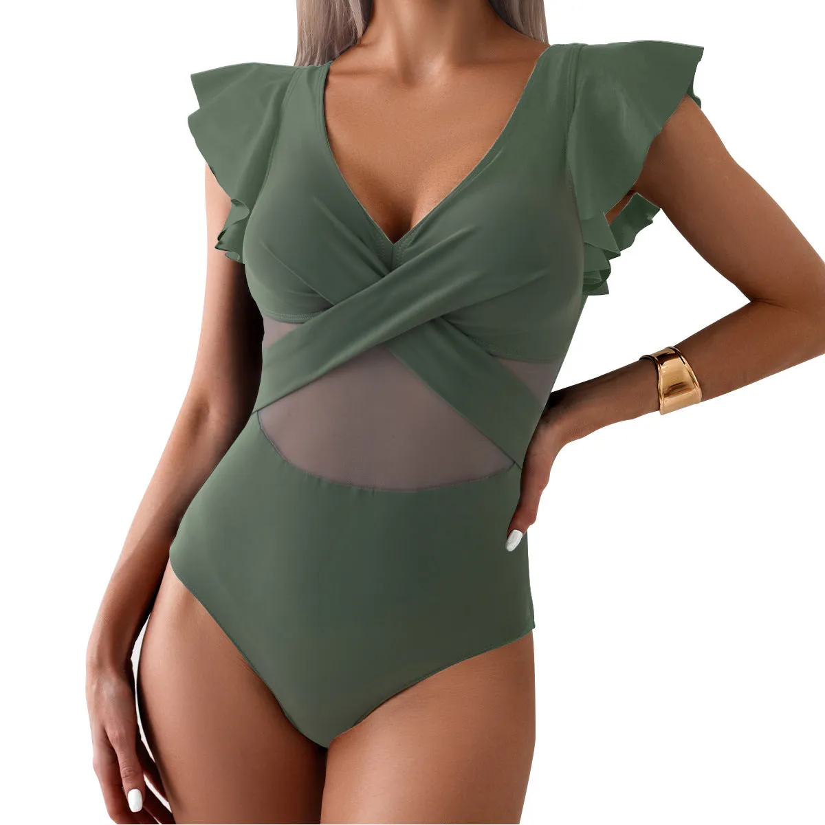 Performance Meets Style Bikini Quick-Dry Sportswear Swimsuit-1