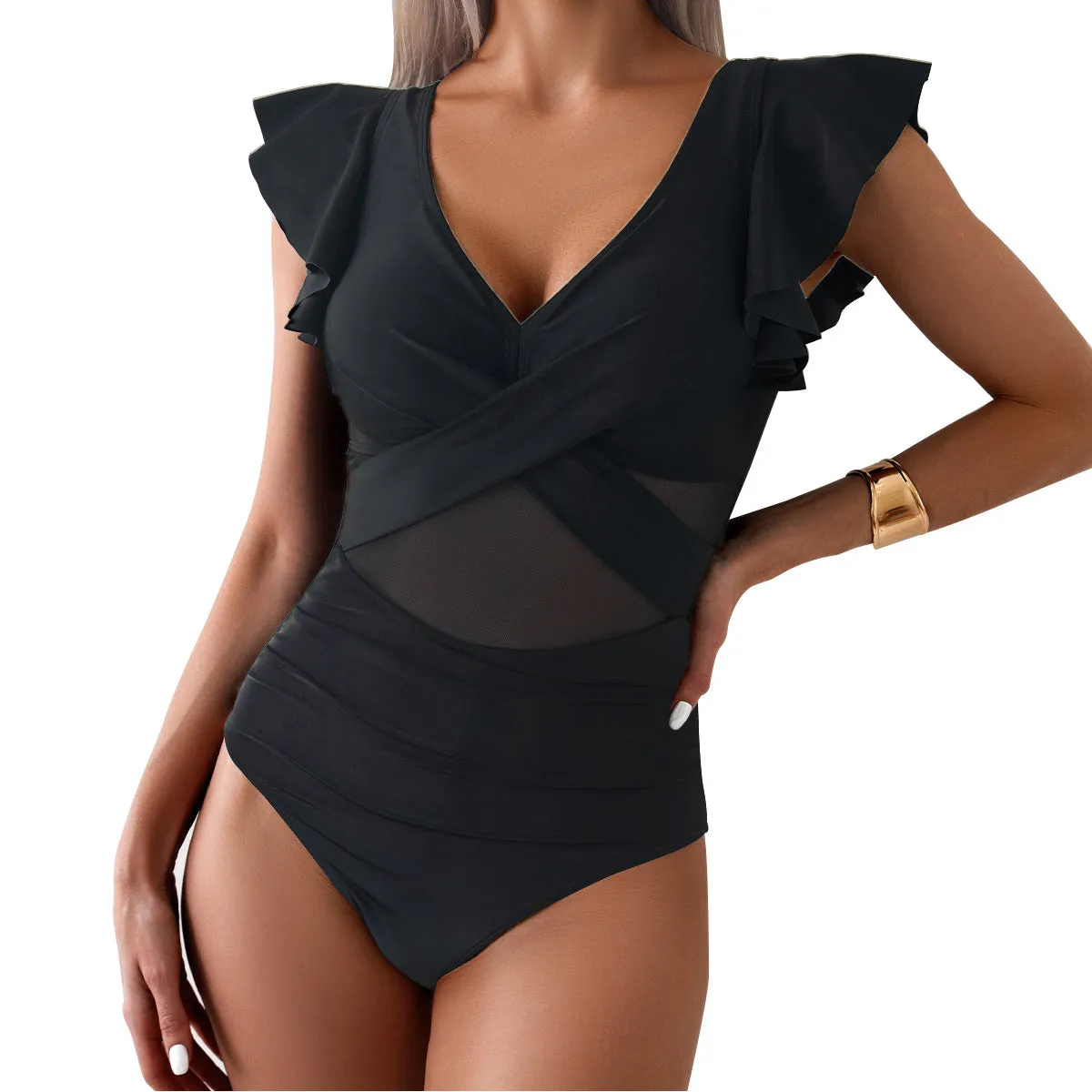 Performance Meets Style Bikini Quick-Dry Sportswear Swimsuit-1