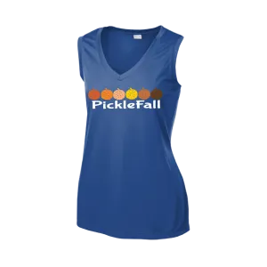 Picklefall | Women’s Sleeveless Pickleball Shirt | 100% Polyester
