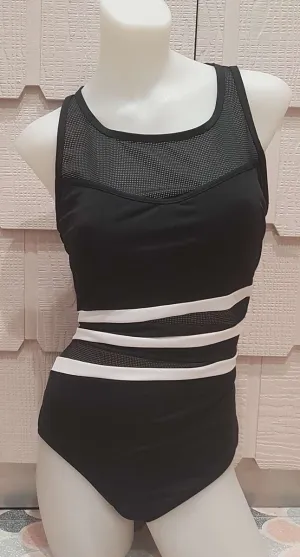 Poolproof Le Vogue High Neck Mastectomy Suitable One Piece Swimsuit - Chlorine Resist