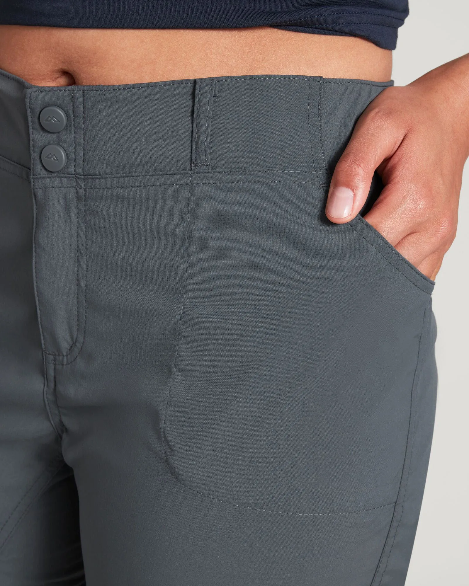 Praca Women's Hiking Shorts - Granite