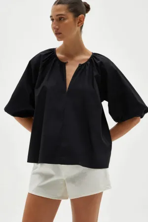 Relaxed Mini Top - Black