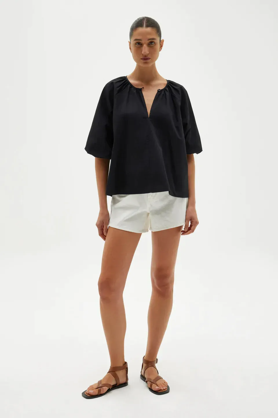 Relaxed Mini Top - Black