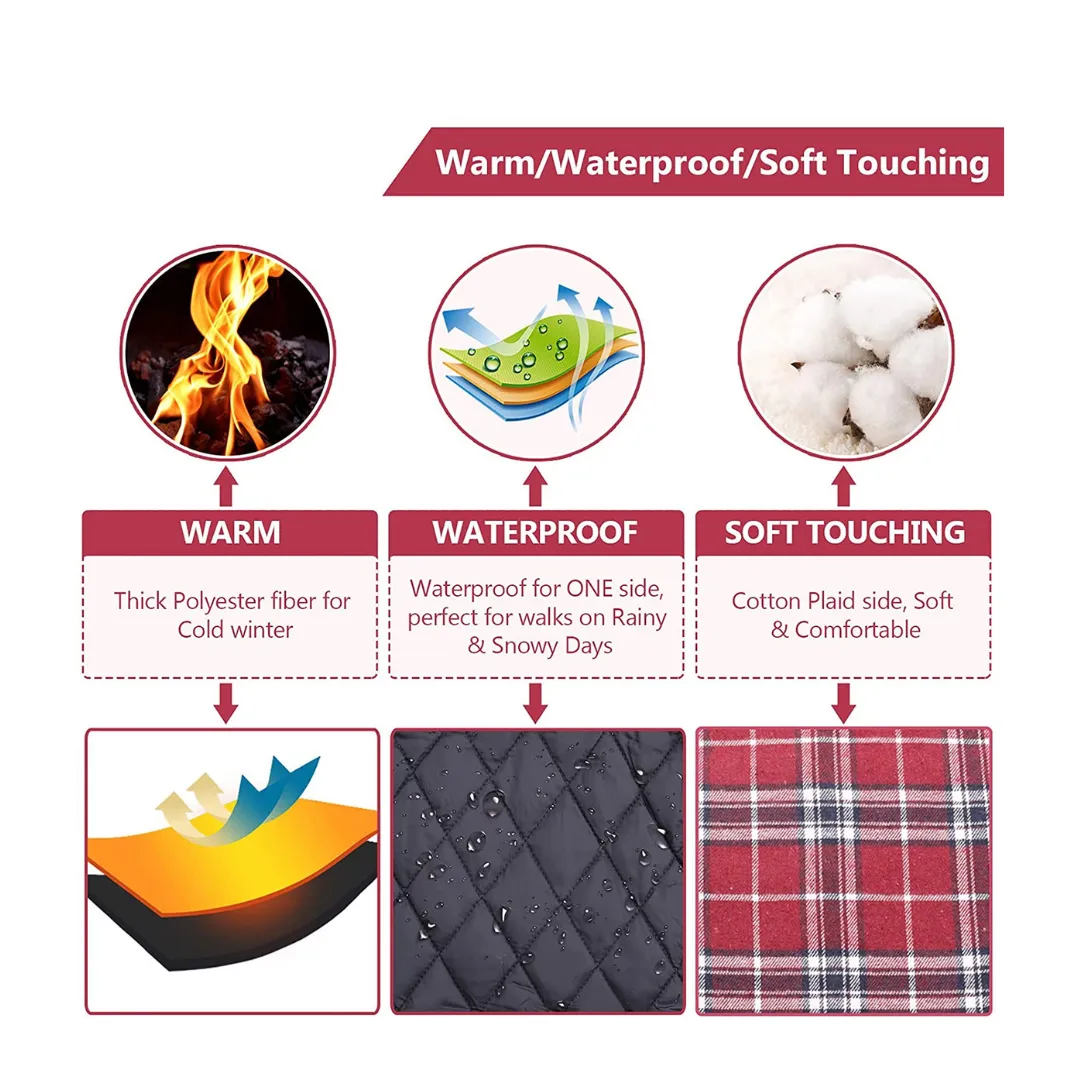 Reversible Dog Jacket Waterproof