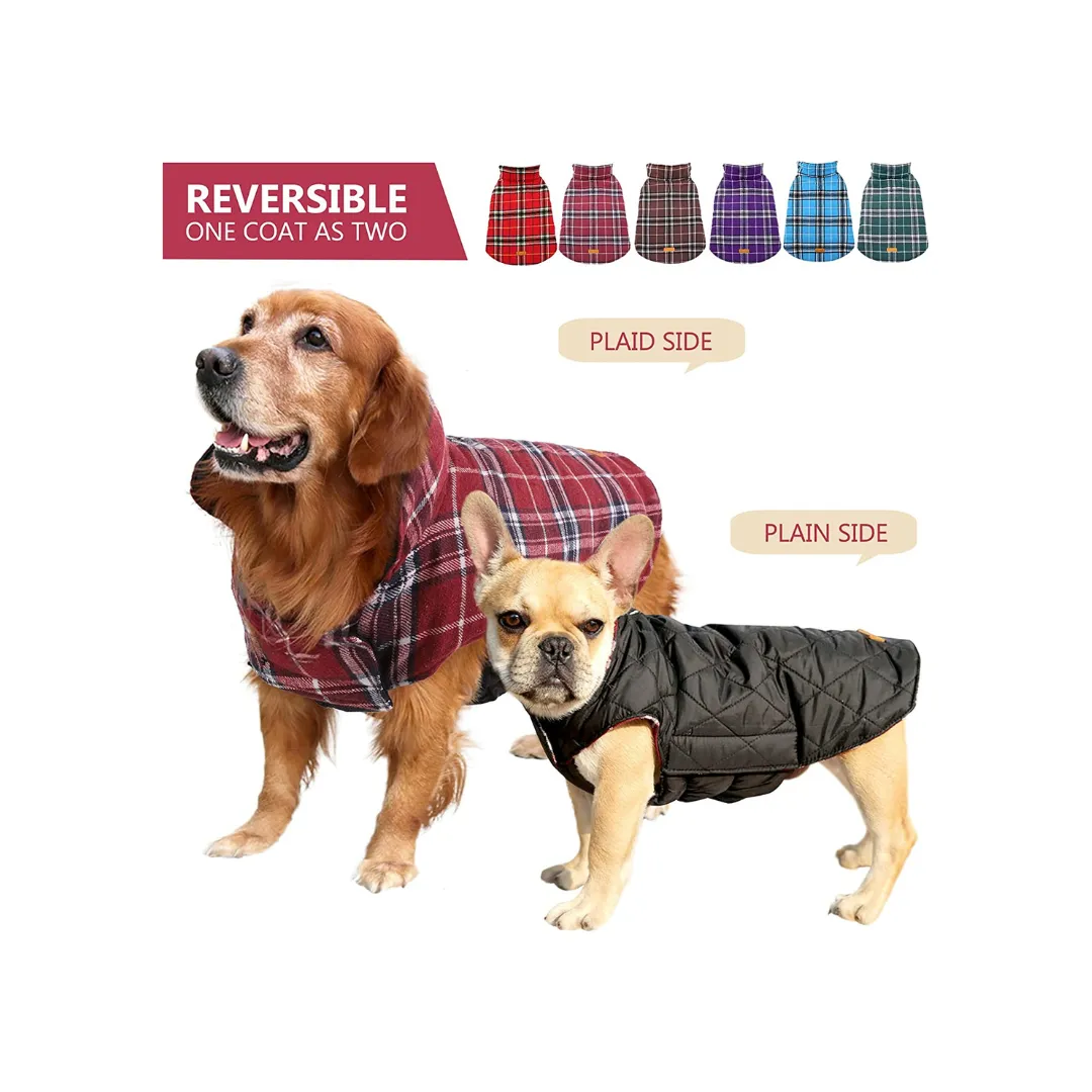 Reversible Dog Jacket Waterproof