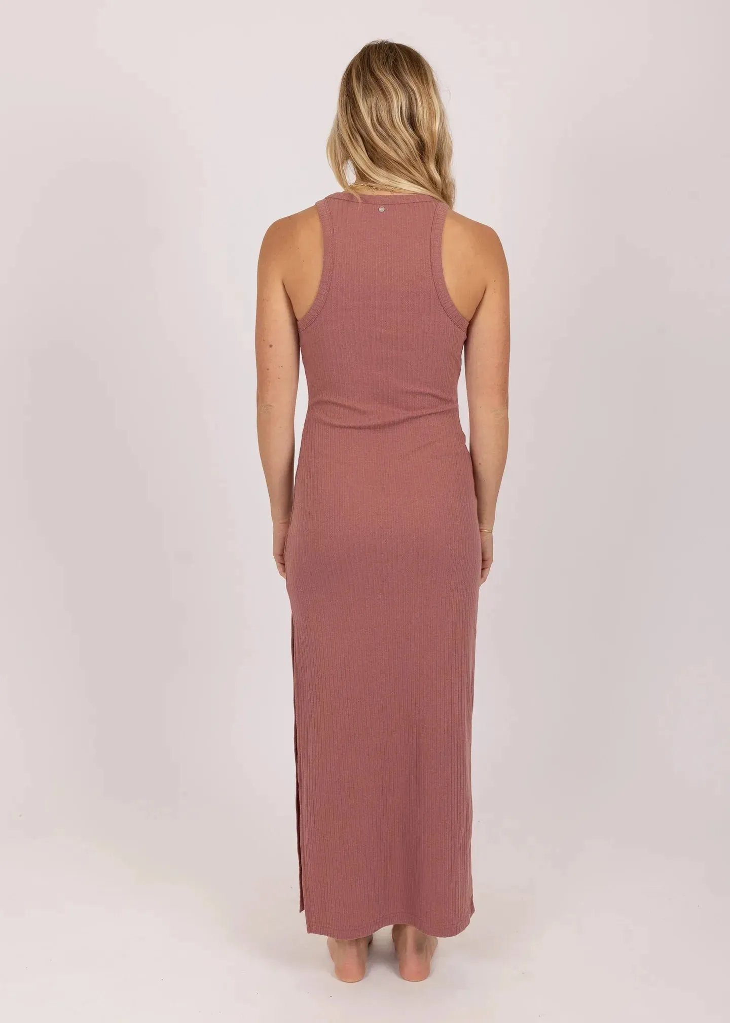 Rusty Sunset Tank Maxi Dress