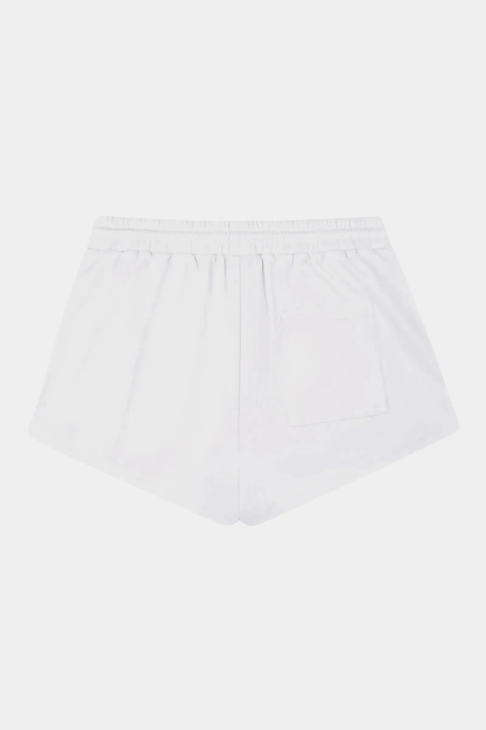 SERIF LOGO EMBROIDERED ROLLER SHORTS WHITE/VERDE