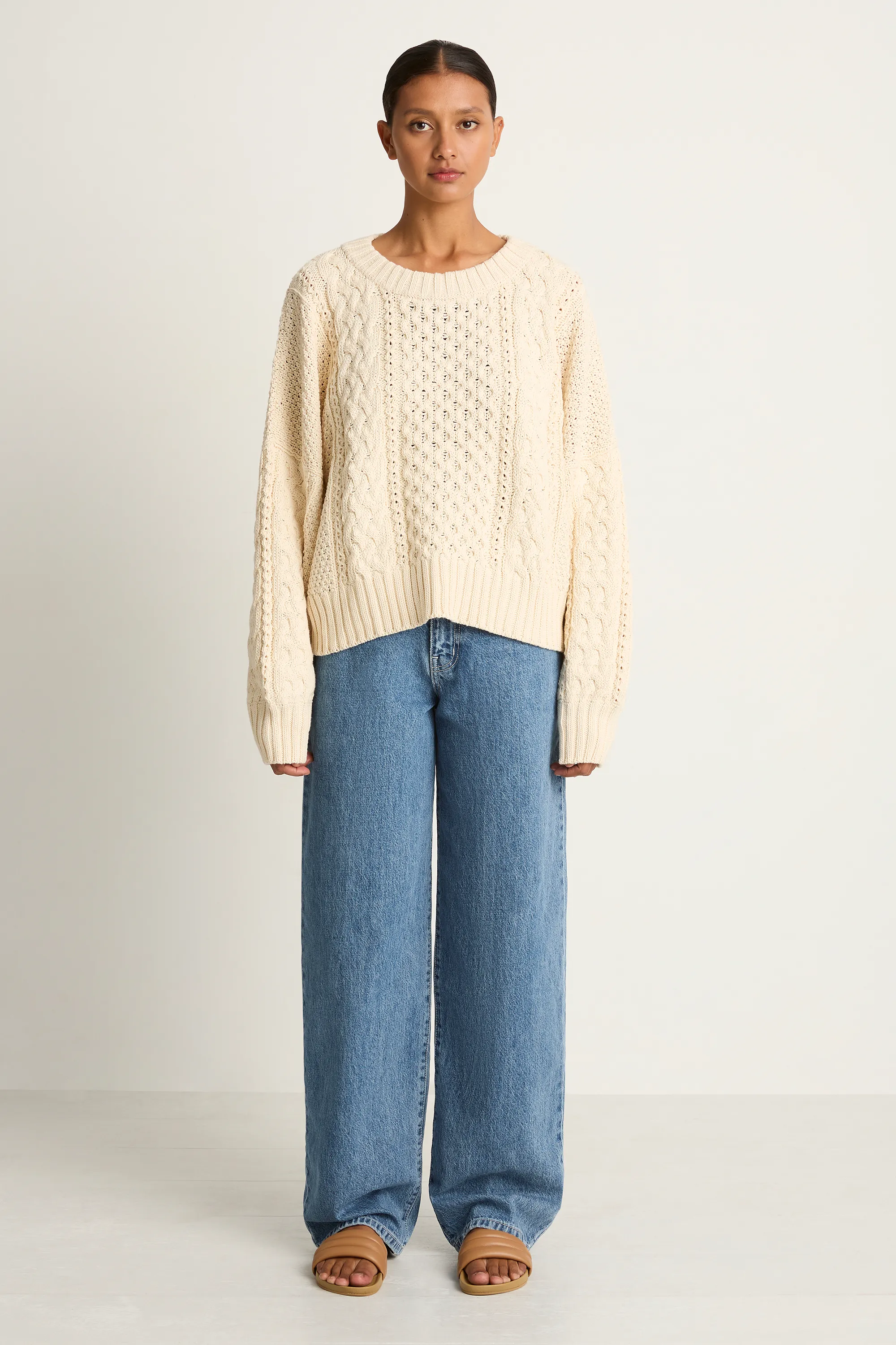 Shaina Mote Wide Leg Jean - Vintage Wash