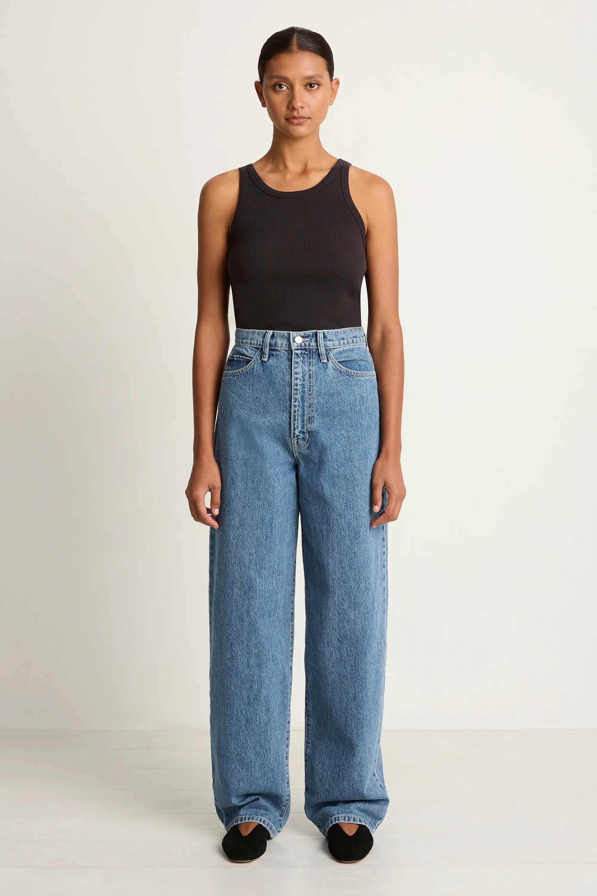 Shaina Mote Wide Leg Jean - Vintage Wash