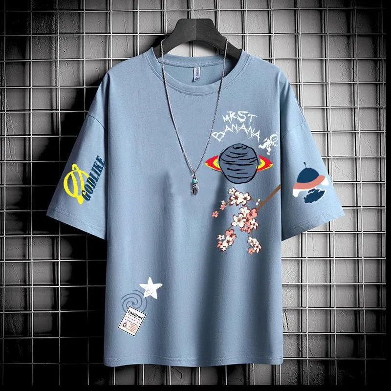 Short Sleeve T-Shirt Summer Trendy INS Loose Half Sleeved All-Matching Tops T-Shirt