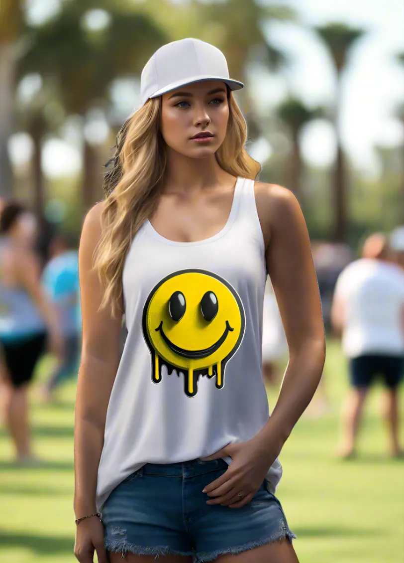 Smile Melted Art Exclusive Tank Top | Grooveman Music
