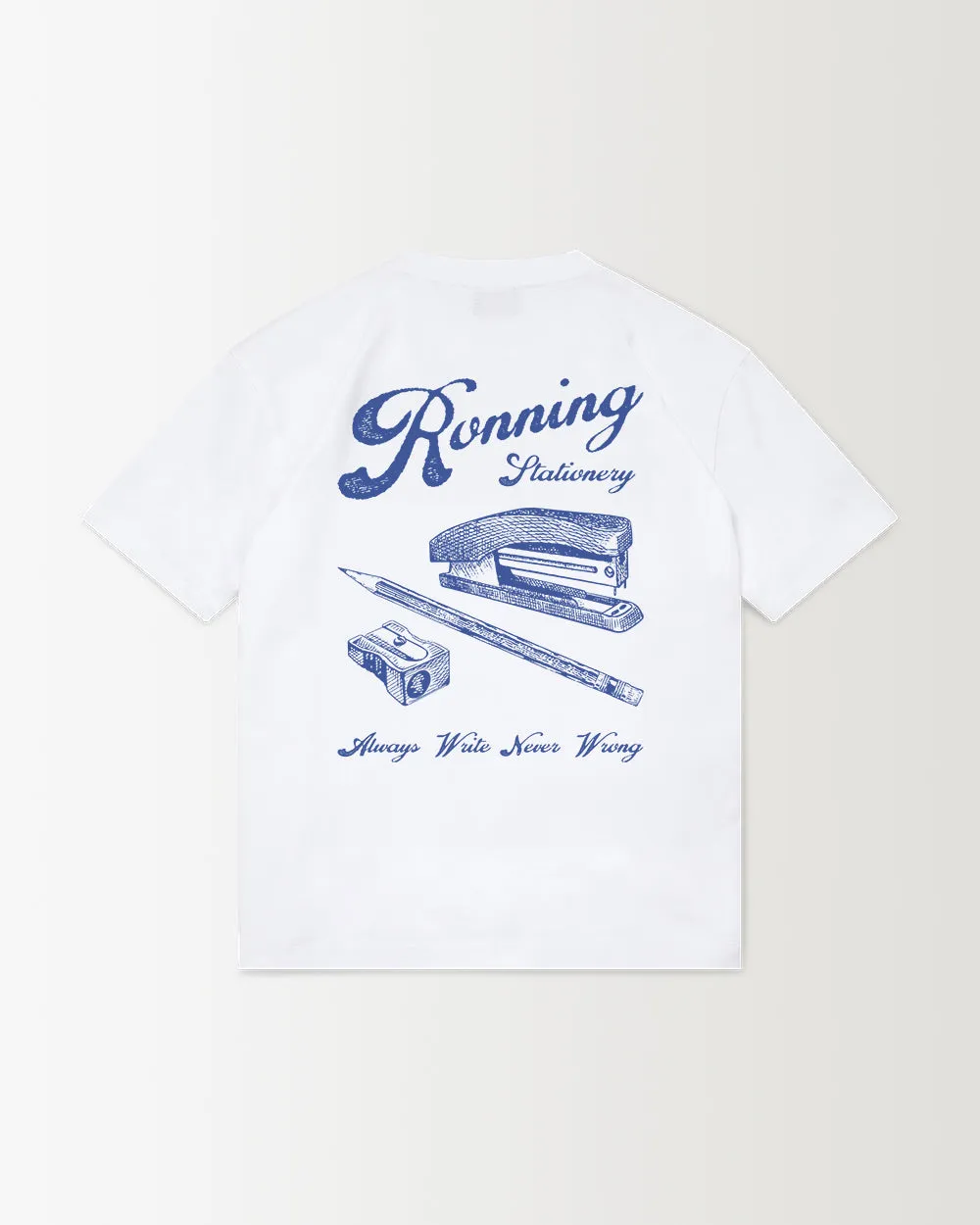 Stationery Tee - White