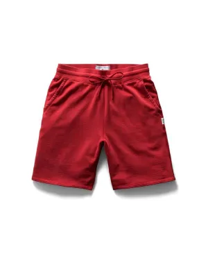 Sweatshort Lightweight Terry Red