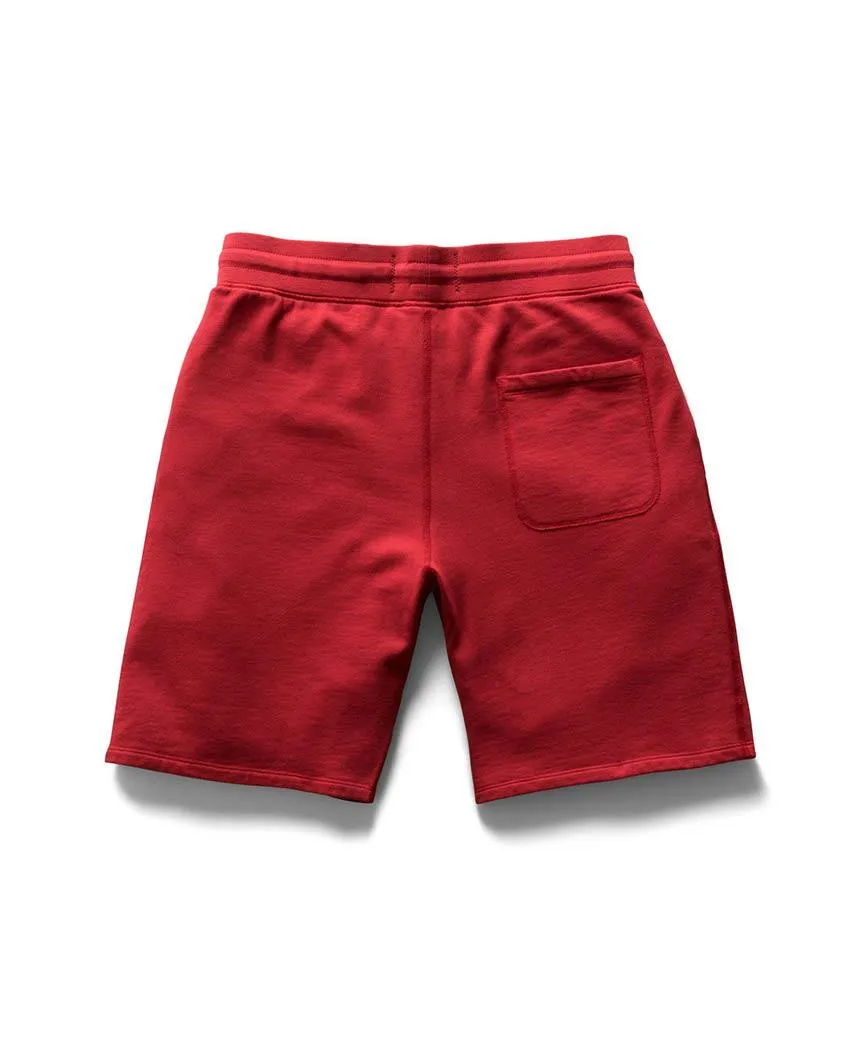 Sweatshort Lightweight Terry Red