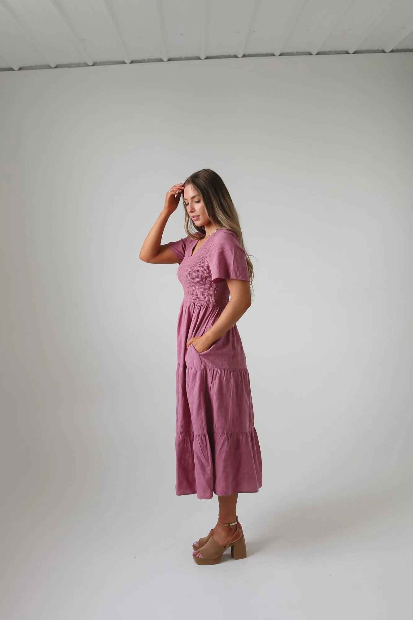 Tayla Dress in Berry