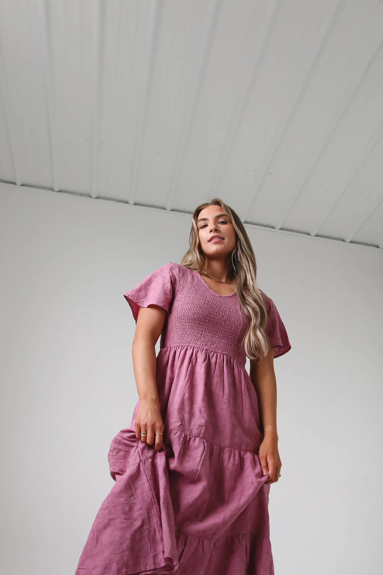 Tayla Dress in Berry