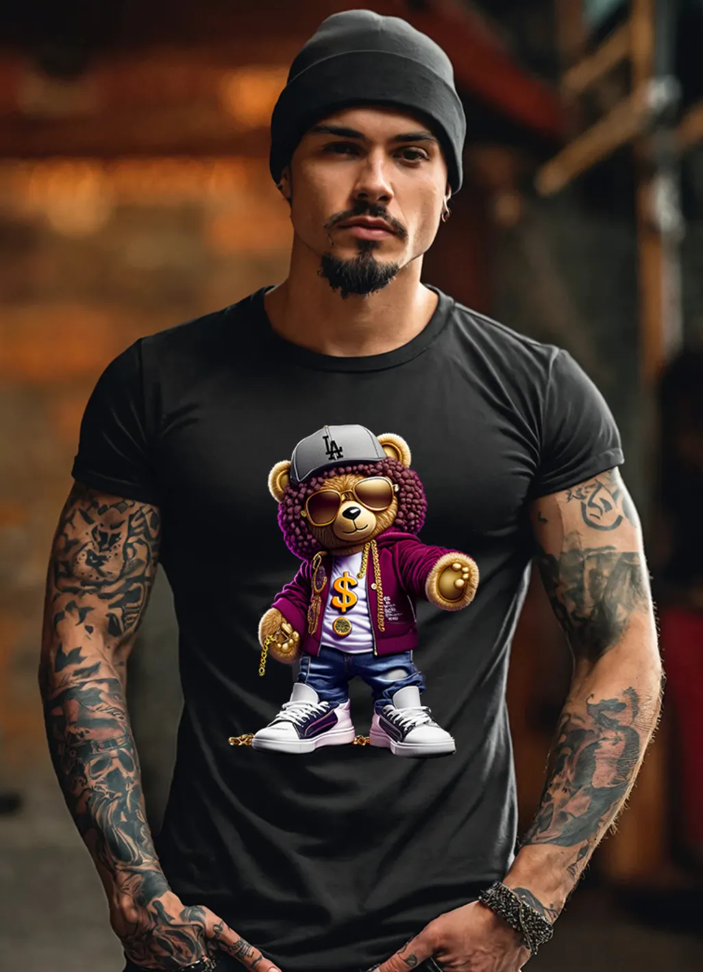 Teddy LA Art Exclusive T-Shirts | Grooveman Music