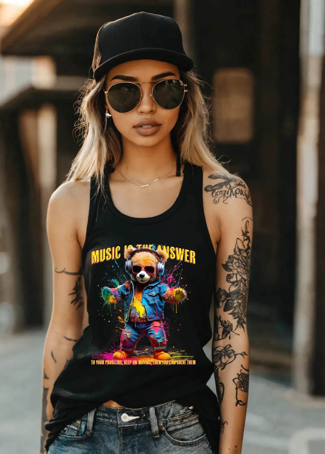 Teddy Music is the Answer Art T-Shirts | GM TM