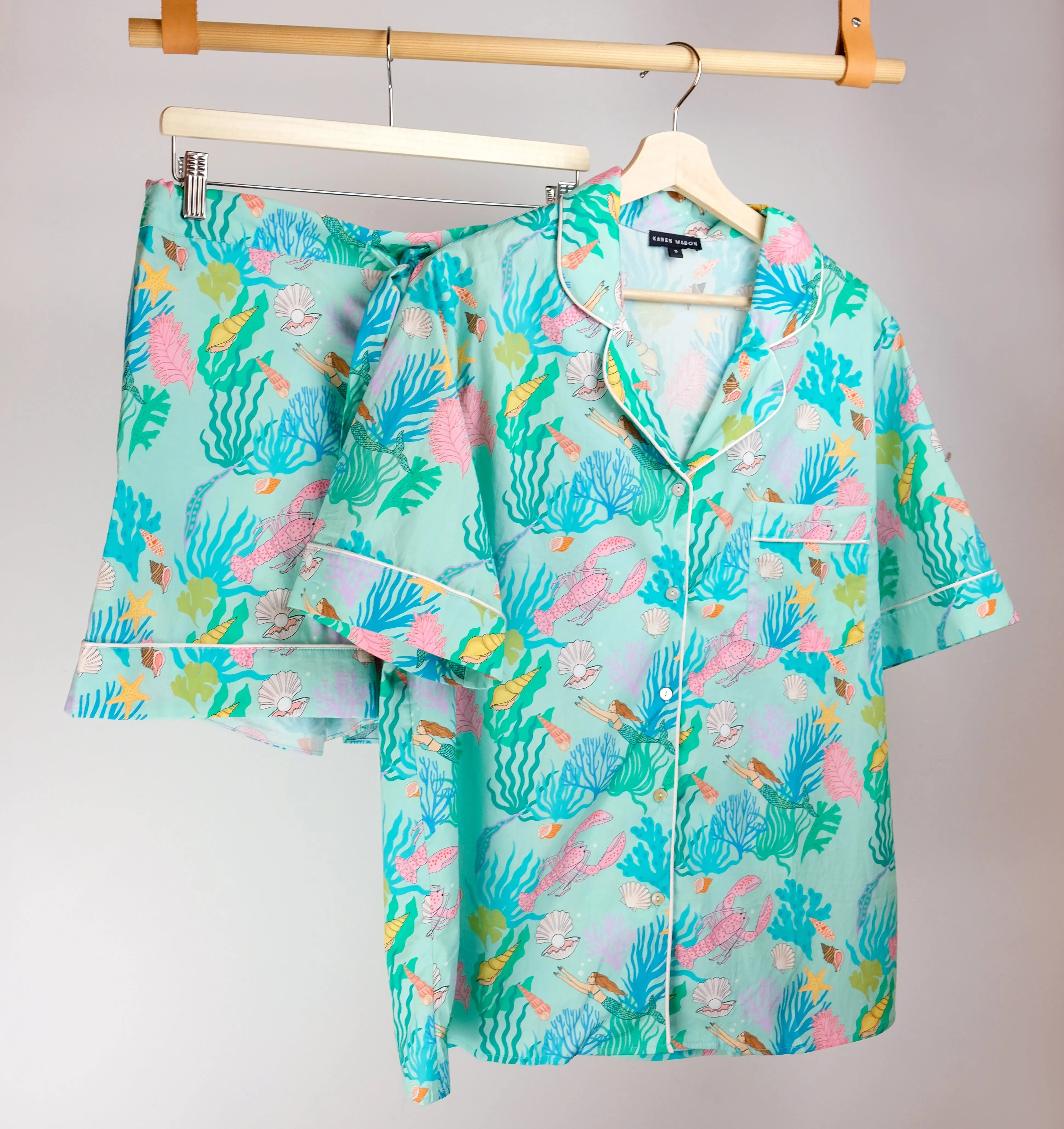 Under the sea short cotton pyjamas