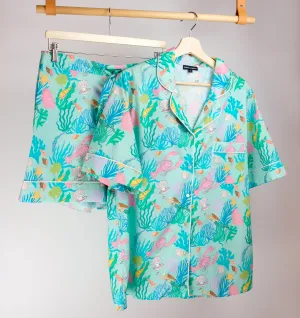 Under the sea short cotton pyjamas