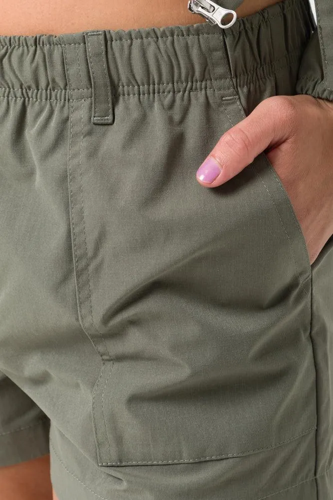 Utility Shorts Green
