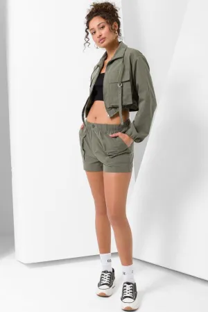 Utility Shorts Green