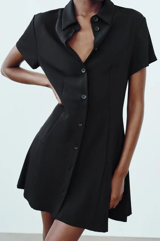Wenkouban-Christmas Thanksgiving Gift New Year's Eve Dress party look inspos back to school dress  Mini Shirt Dress