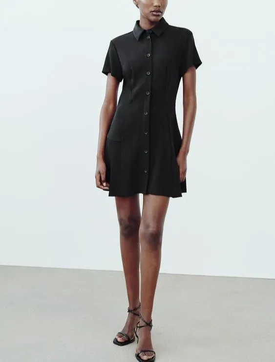 Wenkouban-Christmas Thanksgiving Gift New Year's Eve Dress party look inspos back to school dress  Mini Shirt Dress