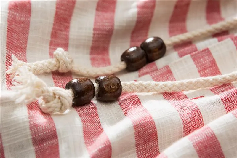 West Louis Cotton Linen Stripe Shorts