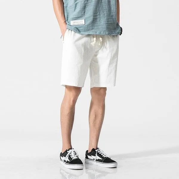 West Louis Cotton Linen Summer Shorts