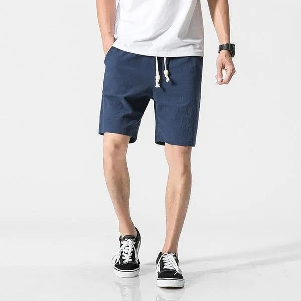 West Louis Cotton Linen Summer Shorts